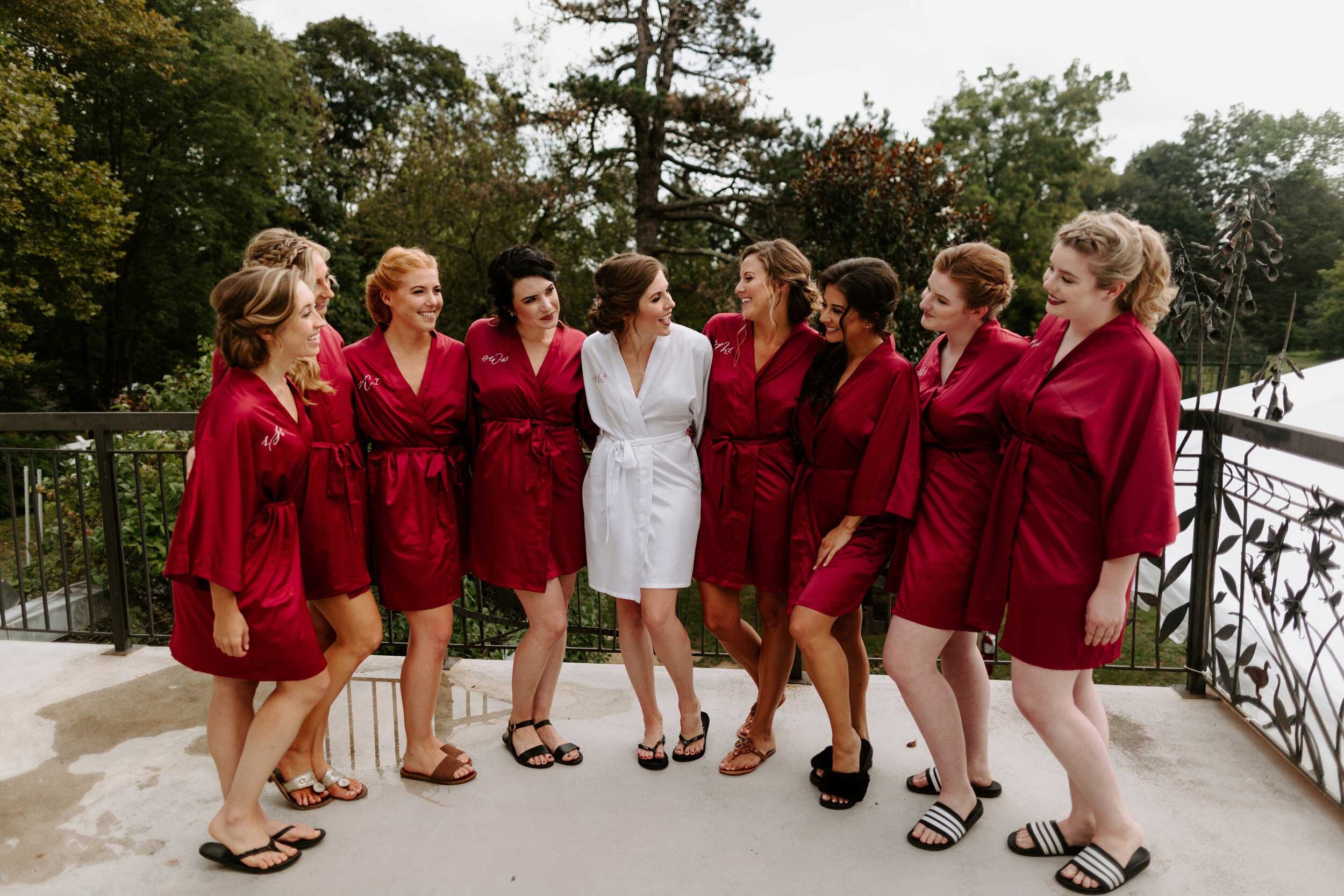 Personalized bridesmaids robes