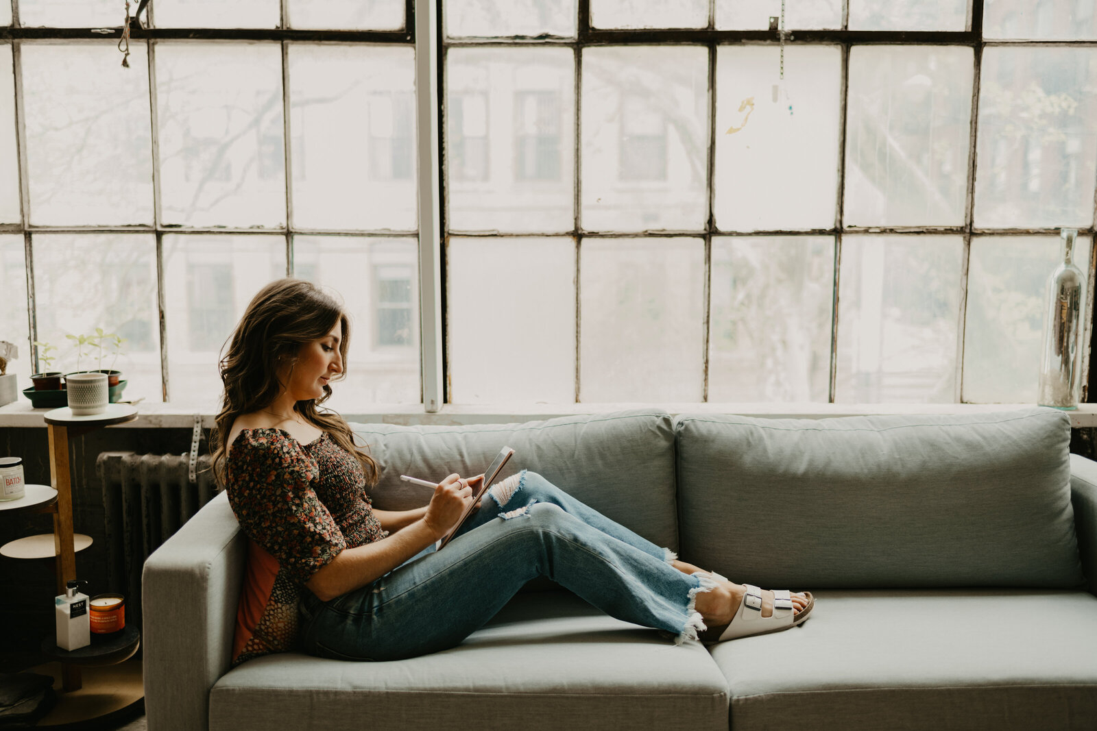 calligraphy educator on styled wedding shoot